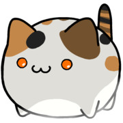 【素材】水玉三毛猫・マップ隠し・下からライティング【フリー素材処くらげや】