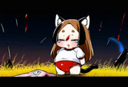ニャ～ん…く、くたばっちゃうニャン……ちんぽおぉ……ともだチンポおおぉぉおおぉ！