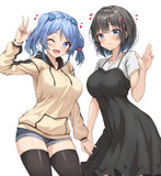 みもりうめ＆白衣ゆいさん　私服①
