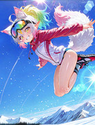 雪山とケモ耳エルフさん②