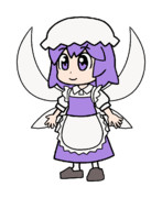 512 ぴちゅーん妖精メイド(紫)【東方Project 立ち絵素材 PNG】