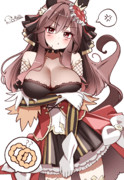 髪を下ろしたジェンティルドンナ