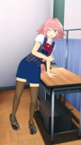 かゆみに悩まされるアストルフォ mmd