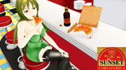 ダイナーカウンターの美女、サンセット・サルサパリラ広告！【Fate/MMD】