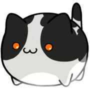 【素材】牛柄ねこ・マップ隠し・透過素材・下からライティング【フリー素材処くらげや】