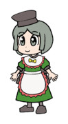 520 ぴちゅーん爾子田里乃【東方Project 立ち絵素材 PNG】