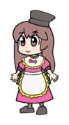 520 ぴちゅーん爾子田里乃【東方Project 立ち絵素材 PNG】