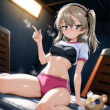スポブラだから恥ずかしくないもん