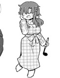 今さっきデザインしたママキャラ