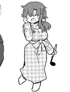今さっきデザインしたママキャラ