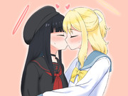 正実モブちゃんとトリニティモブちゃん百合