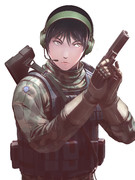 人類軍兵士A
