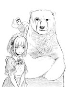 南極での記念撮影