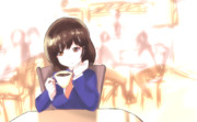 カフェでコーヒータイム