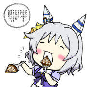 お好み焼きをPRするミラ子