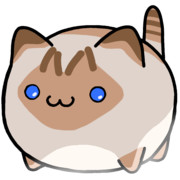 【素材】薄茶シャム猫・マップ隠し・下からライティング【フリー素材処くらげや】