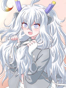 髪が
