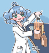 何かの実験中(?)