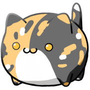 【素材】サビ三毛猫・マップ隠し・上からライティング【フリー素材処くらげや】