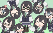 花隈千冬の立ち絵つくりました。