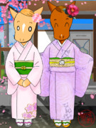 ibisPaintの練習① 春便り