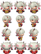 蓮鬼ねむ RPGツクールMVキャラチップ