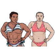 サンドウィッチマンの水着のやつ(淫夢)