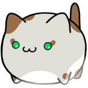 【素材】茶白ブチ猫・マップ隠し・下からライティング【フリー素材処くらげや】