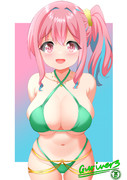 もぉ～…どこ見てんの？