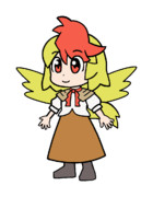 539 ぴちゅーん久侘歌(ひよこなし)【東方Project 立ち絵素材 PNG】