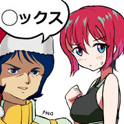 マチュの下着姿に興奮するカミーユ