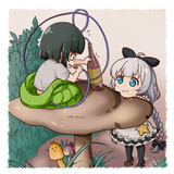 アリスあかりちゃんとセイカさん