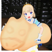 バレンタインデーの準備をするミーア姫