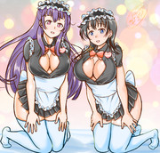 櫛灘千影さんと狭山結さん・skebリクエスト感謝！！