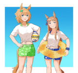 遊ぶ気しかない二人