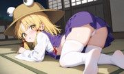 チラ見え諏訪子さん