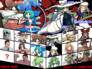 キャラクターを選んでね！