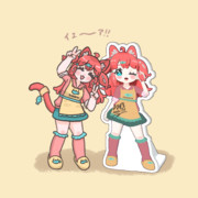 等身大パネルと記念撮影(?)