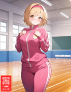 体育の授業でジャージを着てる胸がおっきくなったジータちゃん