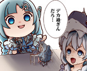 デカ雪さんぬいともち子さんフィギュア