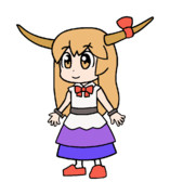 543 ぴちゅーん萃香【東方Project 立ち絵素材 PNG】