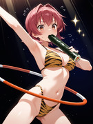 黒くて太いのを咥える節分の鬼