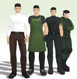 【MMDモデル配布あり】黒鬼式イサミ追加版