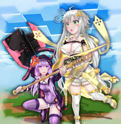ゆかりさんと斧の女神様とパシオンと