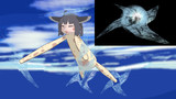 走るキリンたんが、そ～ら～を自由にと～びまーすーよ～
