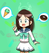 スイーツの話をするアイリ