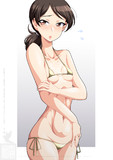 金ビキニ姿の河西忍さん