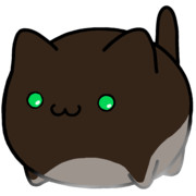 【素材】チョコ色猫・マップ隠し・下からライティング【フリー素材処くらげや】