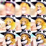 【AIイラスト】画像生成AI擬似タイムラプス