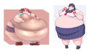 涙子＆黒子　ぽっちゃり系bbw